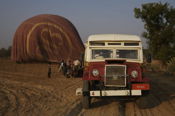 Bagan balloon ride over 4,000 temples