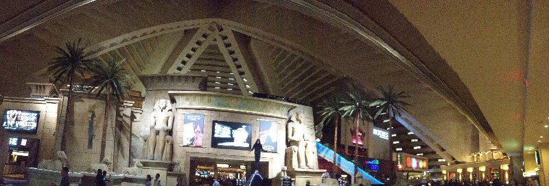 Inside The Luxor lobby