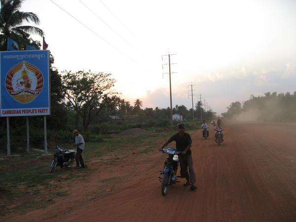 The road to Siem Reap