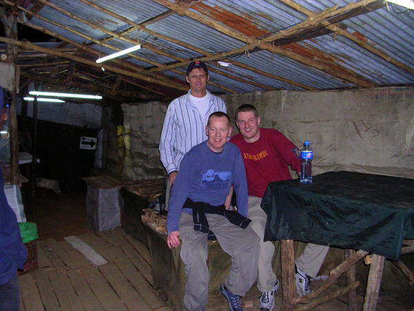 Mike, Scott and David at Adam's Peak tea-stop