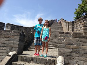 Kids at Great Wall