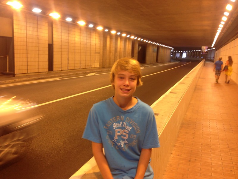 The Monaco Tunnel of F1 circuit