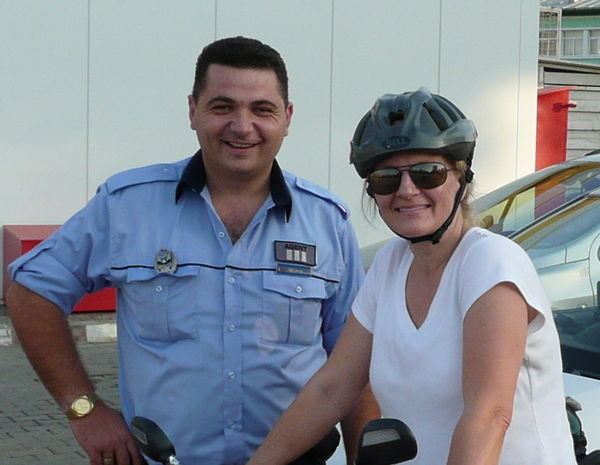 Romanian Policeman and me