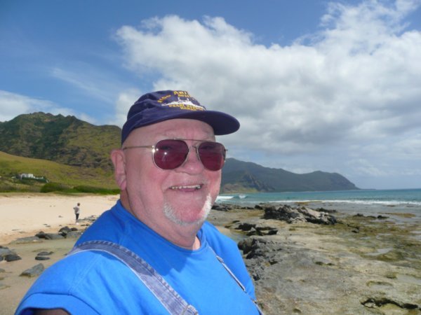 Dad at Kaena Point State Park