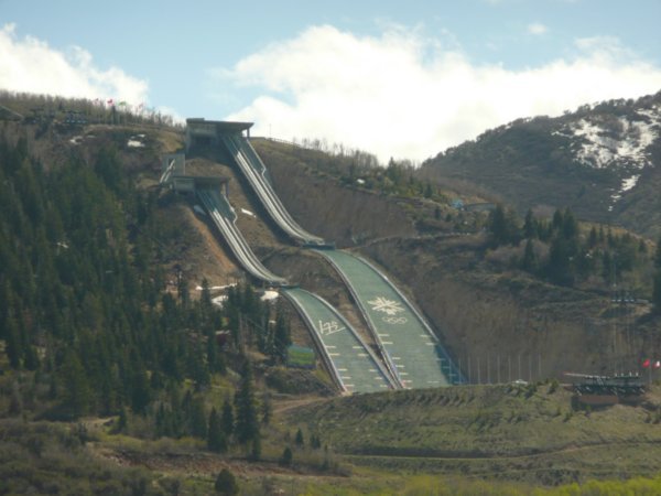 Bobsled Run at the Utah Olympic Park in Park City