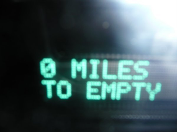 0 Miles to Empty!
