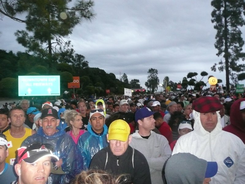 Runners before the race