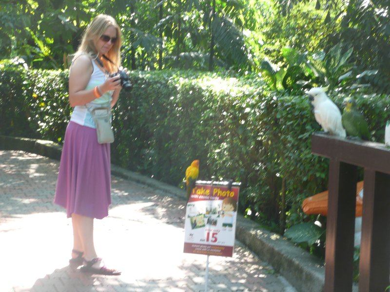 MaryAnne at the Bird Park