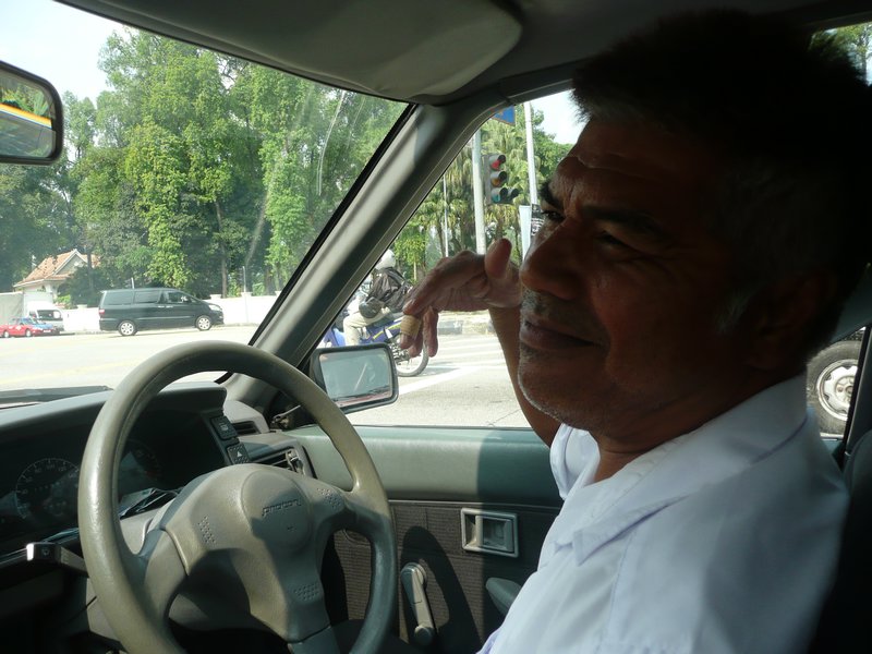 Our cab driver