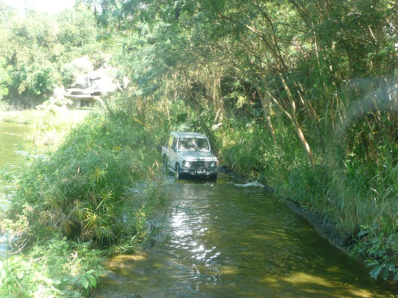One of the safari jeeps