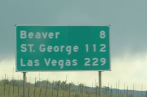112 miles to St. George