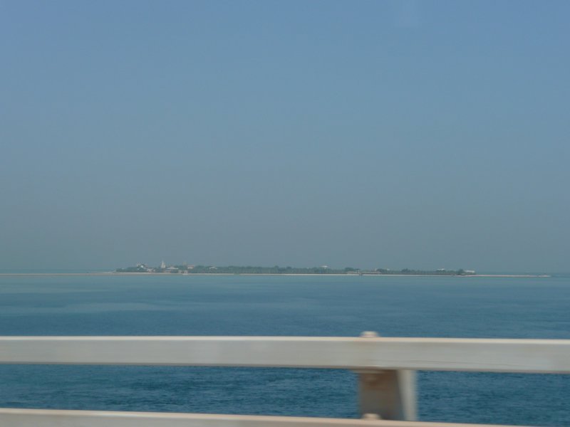 Bahrain in the distance.