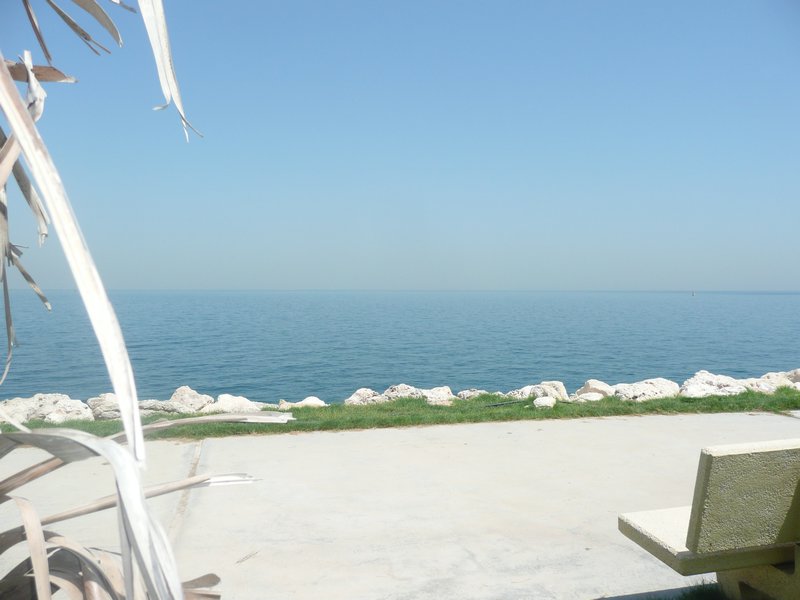 The Persian Gulf from Nasan Island in Bahrain.