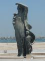 Sculpture of Mom and Child at the Bahrain National Museum