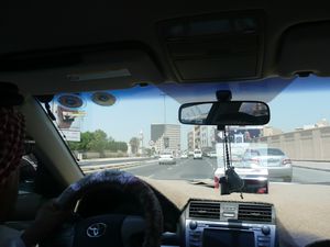 Traffic in Bahrain.