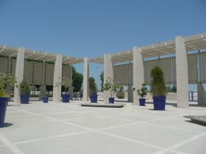 The grounds at the Bahrain National Museum