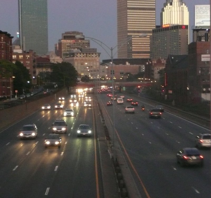 Downtown Boston Freeway