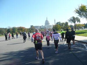 Runners at the capital