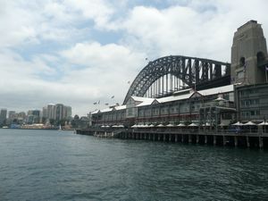 The Sydney Harbour Bridge from Dawes Point.