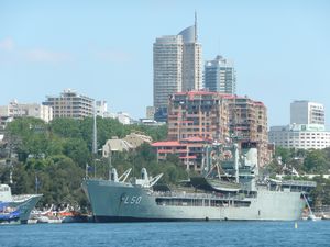 The Australian Fleet in Wooloomooloo Bay