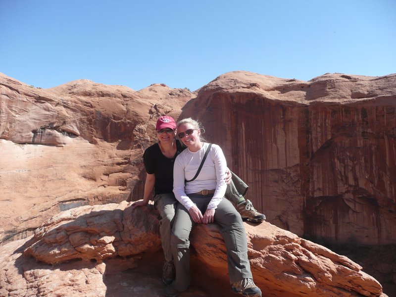 Me with MaryAnne at Coyote Gulch