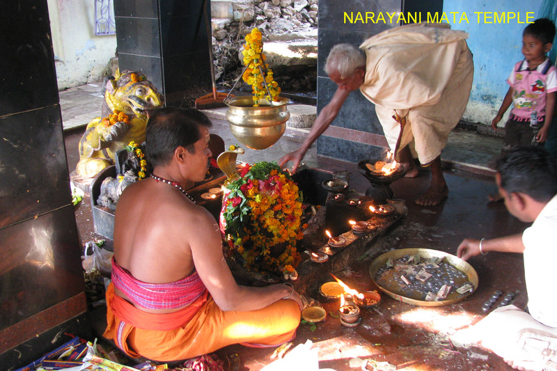 ritual at Narayani mata temple