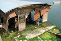 This was once the houseboat before attack of 'phailin'
