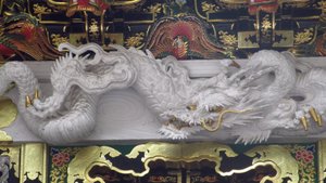 Beautiful Carving on the Yōmeimon Gate