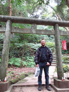 Me in Front of a Torii (Shrine Gate)