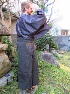 My New Kimono and Hakama (Trousers)