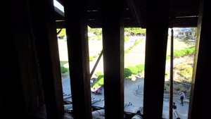View From Inside the Tenshu (Main Keep)