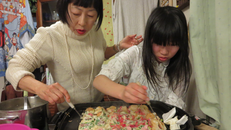 Making Takoyaki