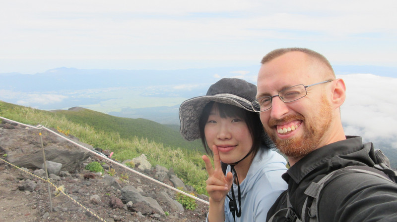 Takae and Me at the 6th Station