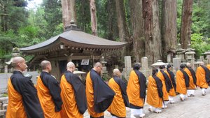 Procession of Buddhist Monks