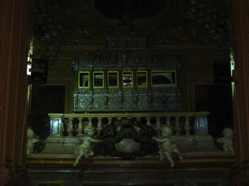 Casket with the Body of St. Francis Xavier