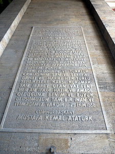 Atatürk's Last Message to the Turkish Army 
