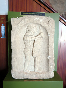 Funerary Stela of a Gladiator