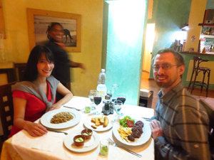 Lovely last dinner in Cape Verde