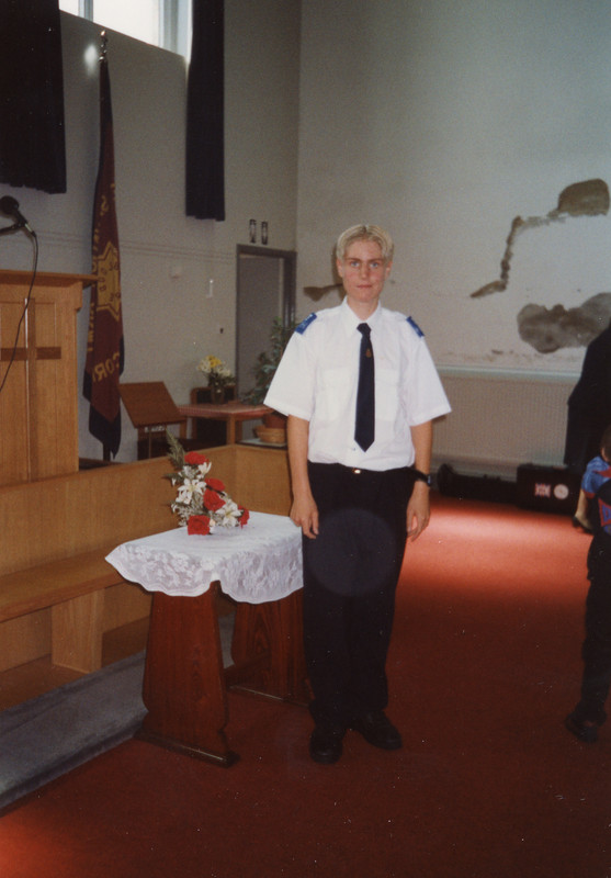 Olof in His Salvation Army Uniform
