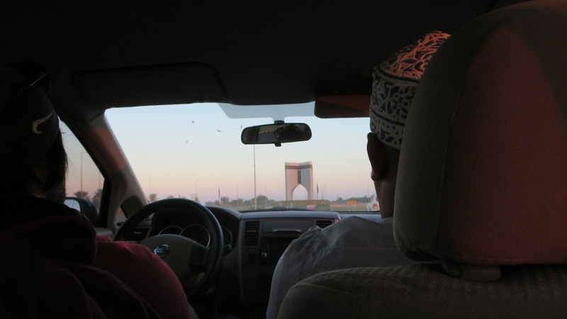 Driving to Muscat