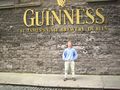 Me in front of the Guinness Logo