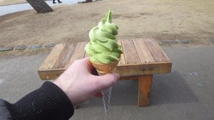 Green Tea Flavoured Ice Cream