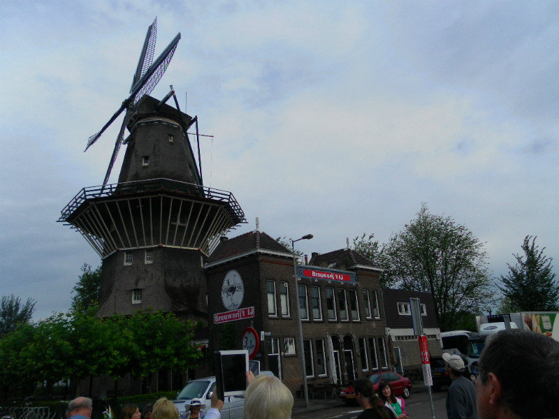 Brewery and windmill together