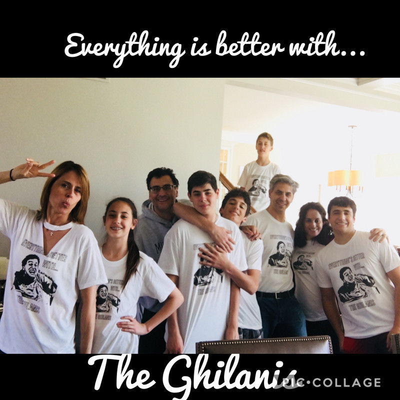  All of us wearing our ghilani T-shirts 