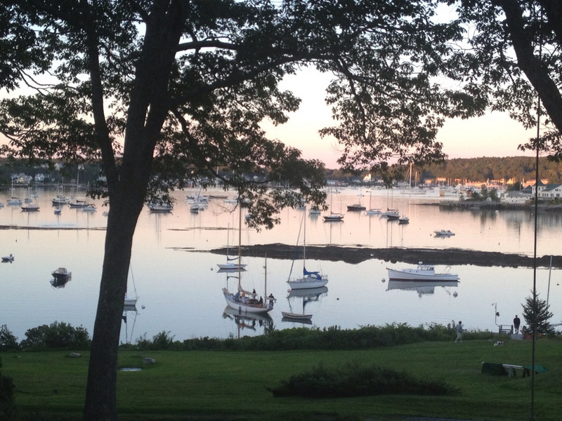 Sunset on Boothbay Harbor