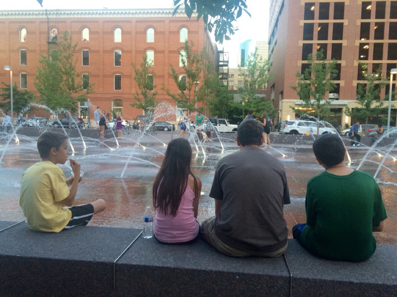 Fountains in Denver