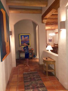 Inside Casa Cobre in Taos, NM