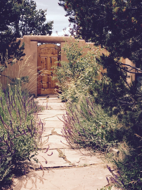 Patio pathway in Taos, NM