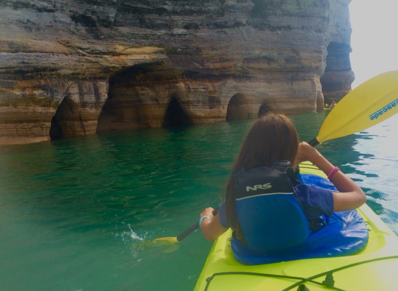 Pictured rocks caves