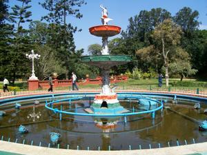 Fountain at Lalbagh Gardens